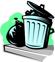 Spring Clean Up Trash Can Image