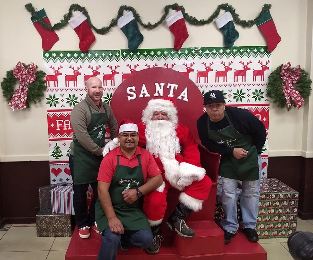 Santa and Crew