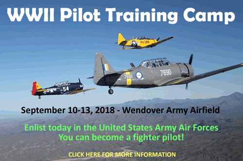 Historic Wendover Airfield Pilot Training Camp 9-2018