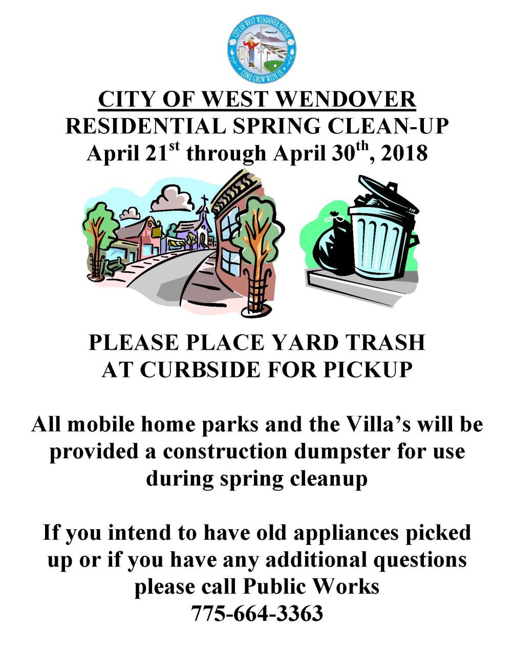 Spring Clean Up Flyer image