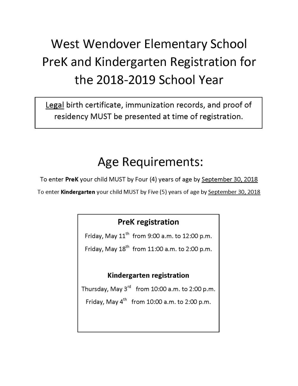 Prek K registration-1