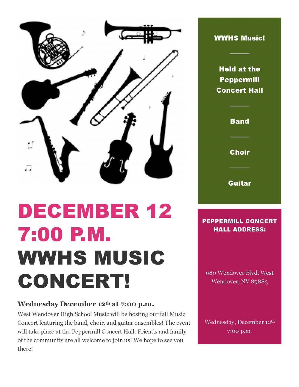 2018 Christmas concert