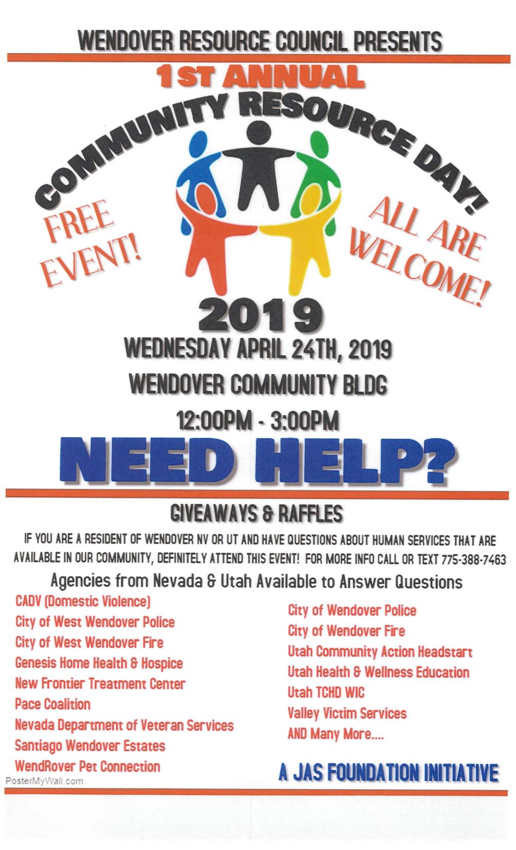 Community Resource Day 4-24-2019