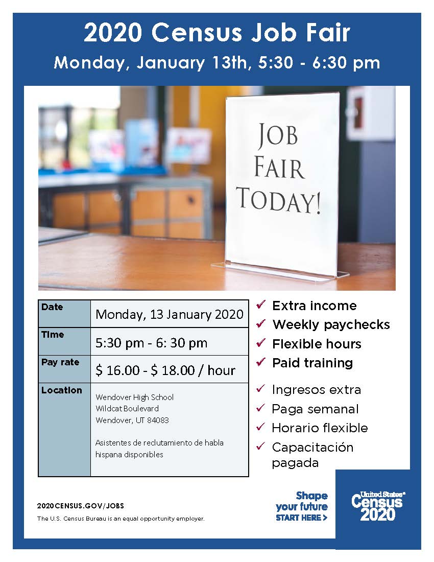 Census 2020-01-13-Wendover_UT Job Fair