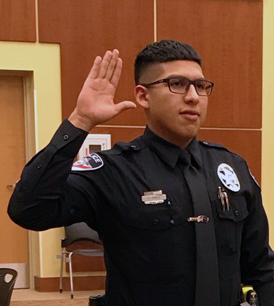 Officer Luis Perez, Swearing In 1-7-2019 c