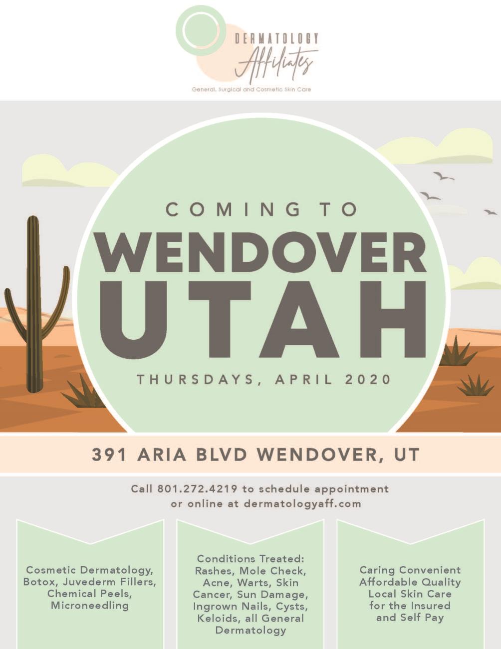 Dermatology Affiliates Wendover Flyer