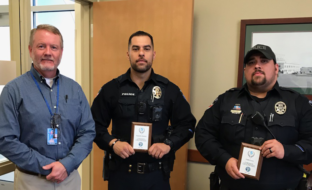 A.Sanchez, C.Love, 5 Year Service Award-small