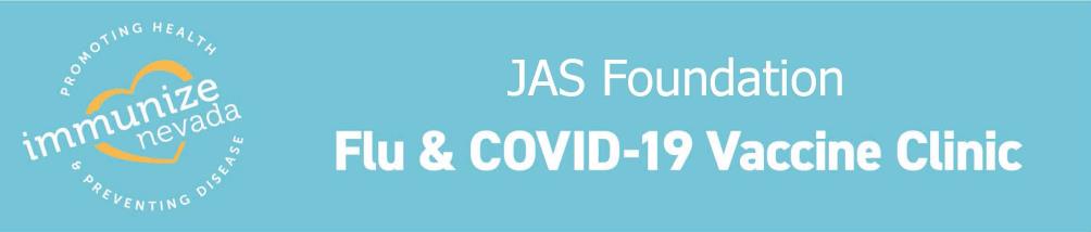 JAS Foundation Flu and COVID Clinic Logo