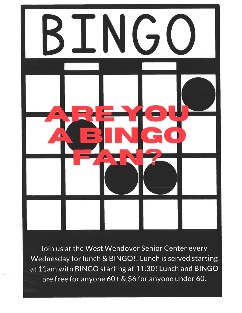 JAS Bingo Night Flyer