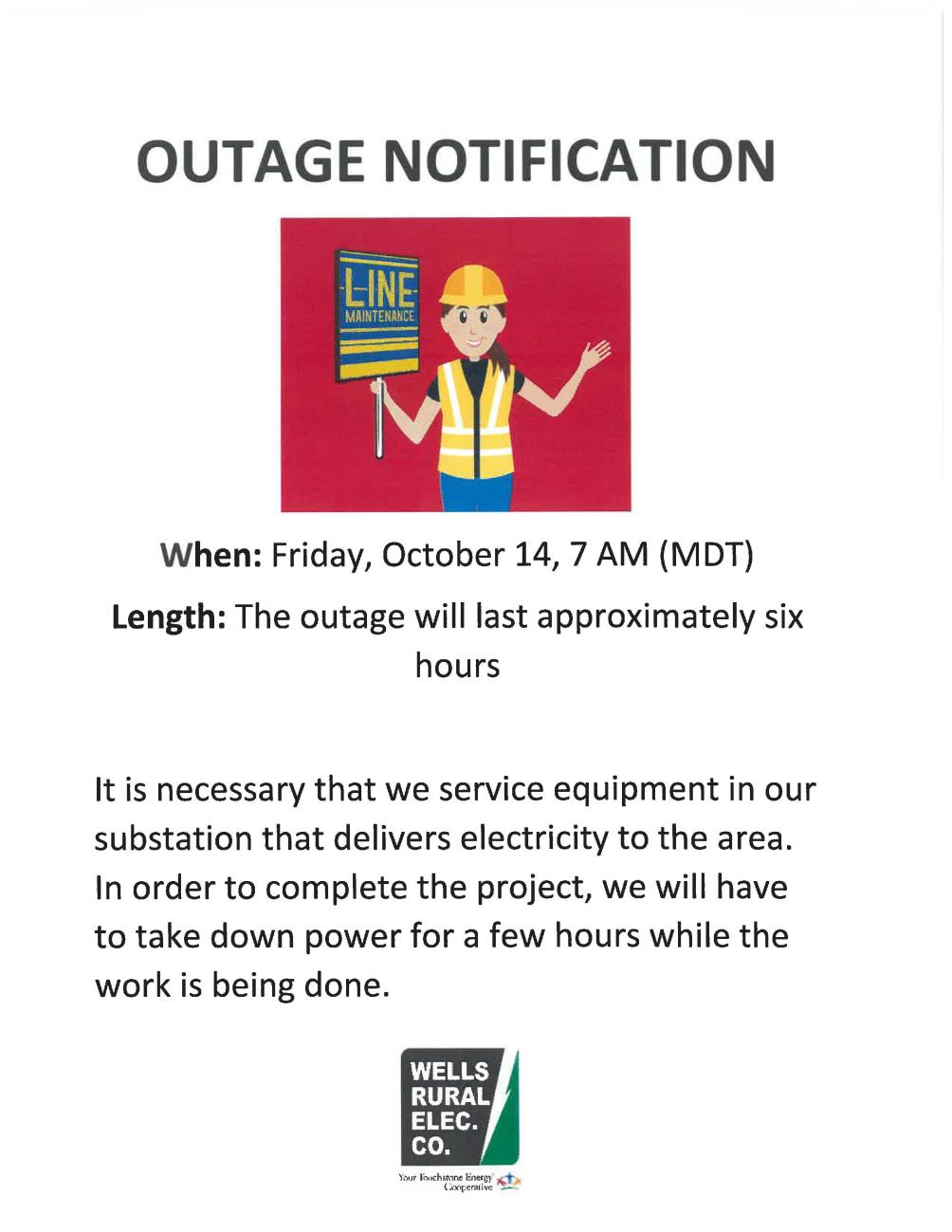 WREC Power Outage 10-14-22