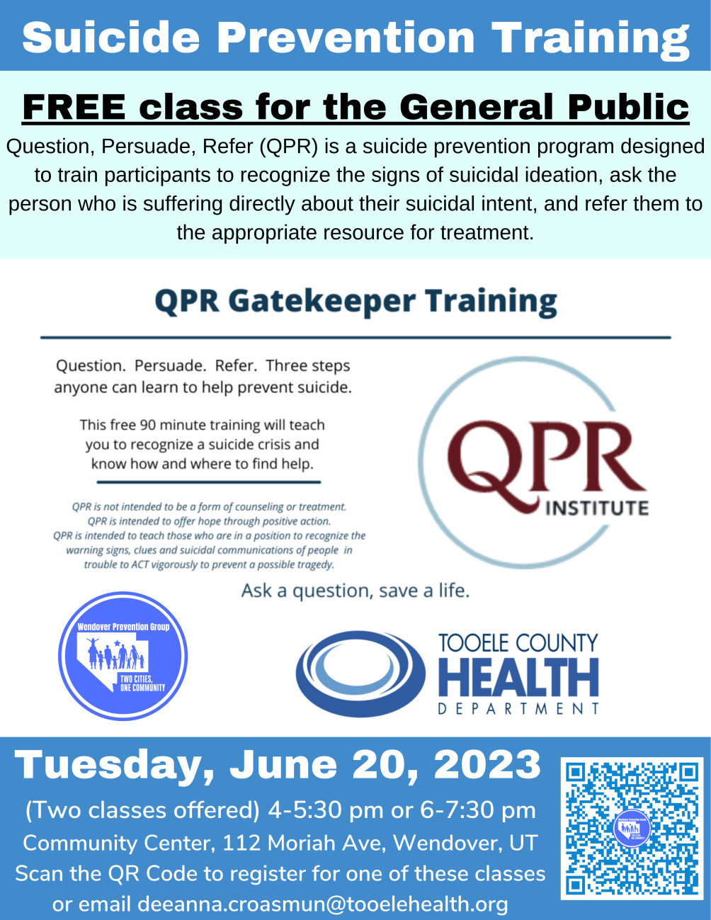 QPR Gatekeeper Training 6-20-2023